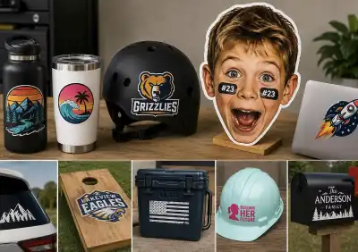 Custom print projects on unique materials